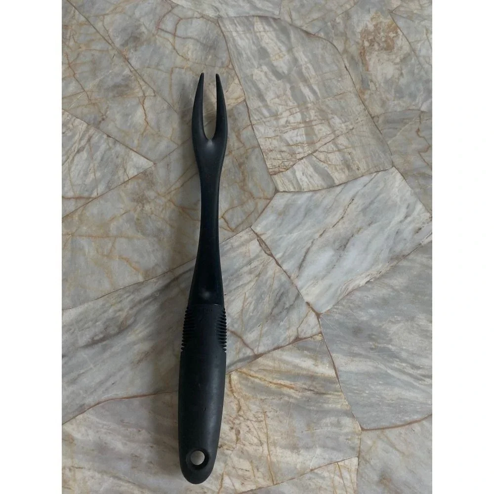 OXO Good Grips Nylon Meat‎ Fork Black Non-Stick Safe Two Prong Kitchen Utensil